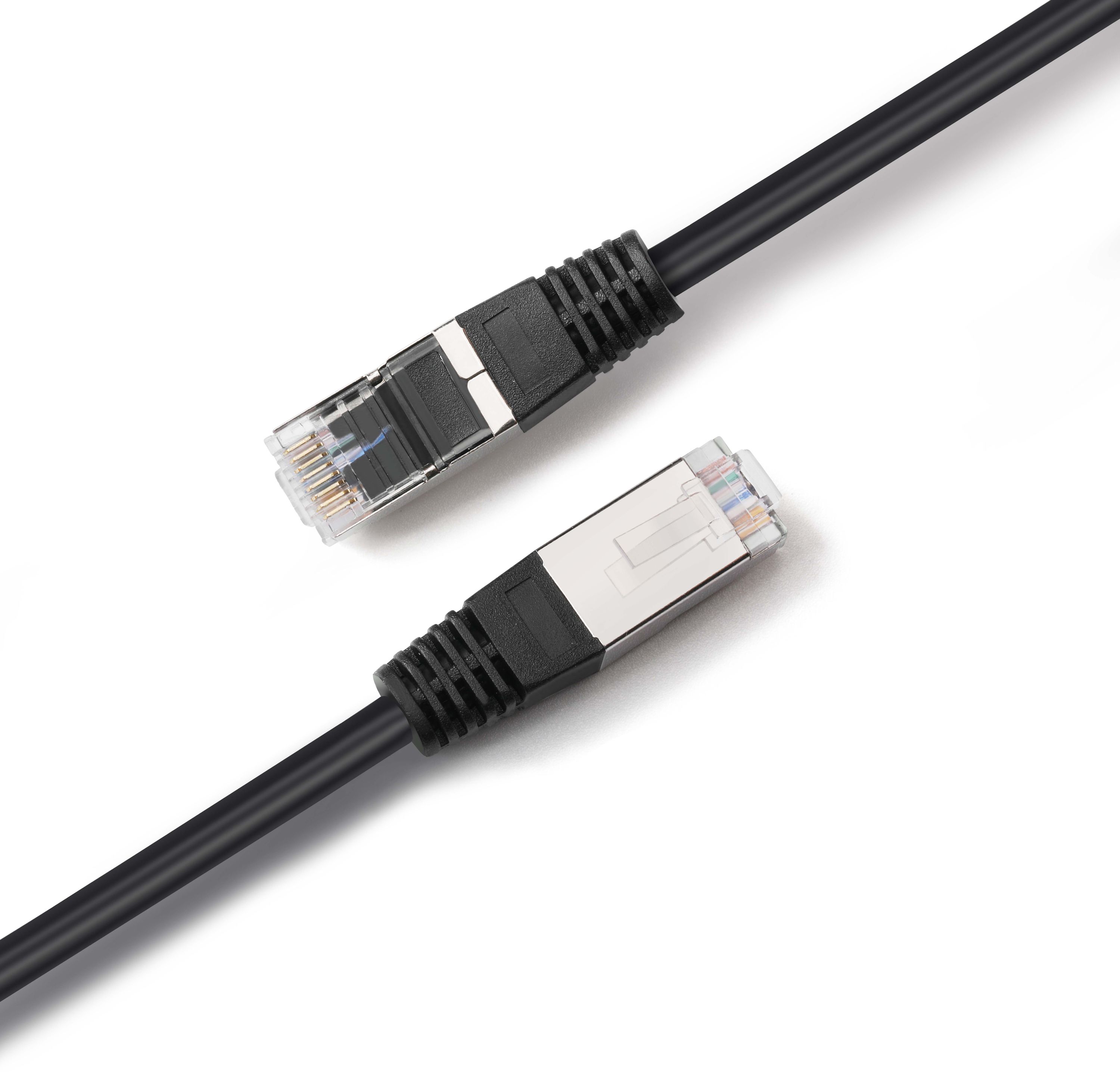 Patchkabel Cat6 schwarz 1 m