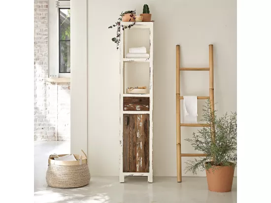 Colonne en bois de pin recyclé FSC mixte