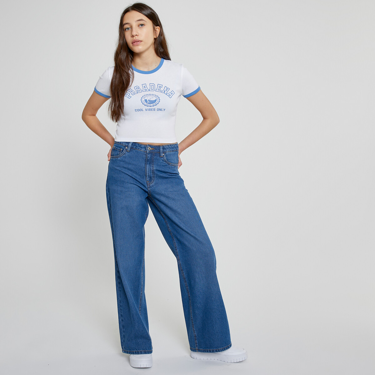 COLEÇÕES LA REDOUTE<br>Camiseta cropped