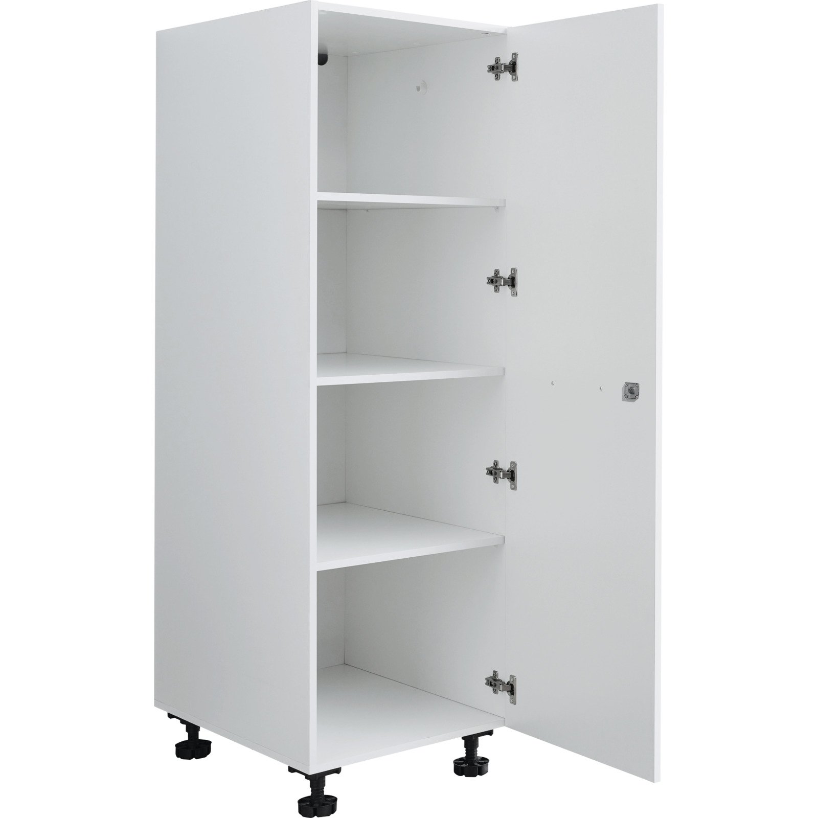 Hochschrank Laundreezy melamin weiss matt 50 x 162 x 67,5 cm