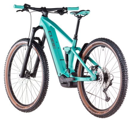 VTT Électrique Tout-Suspendu Cube Stereo Hybrid One44 EX 800 Shimano Deore/Deore XT 12V 800 Wh 29'' Bleu Scuba 2025