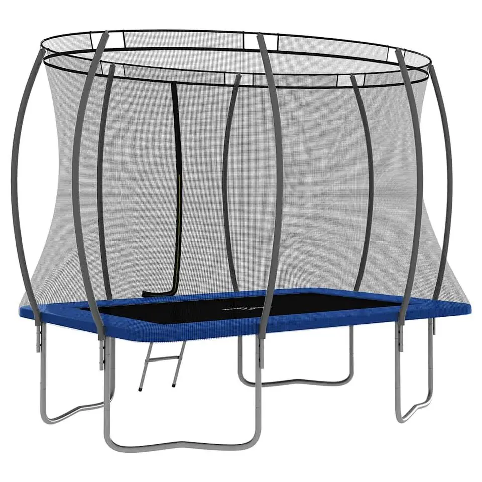 vidaXL - Trampolineset - Blauw - 274 x 183 x 76 cm