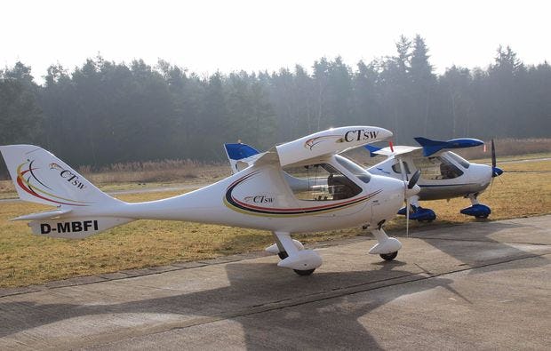 Flugzeug selber fliegen ab Weiden in der Oberpfalz als Geschenk