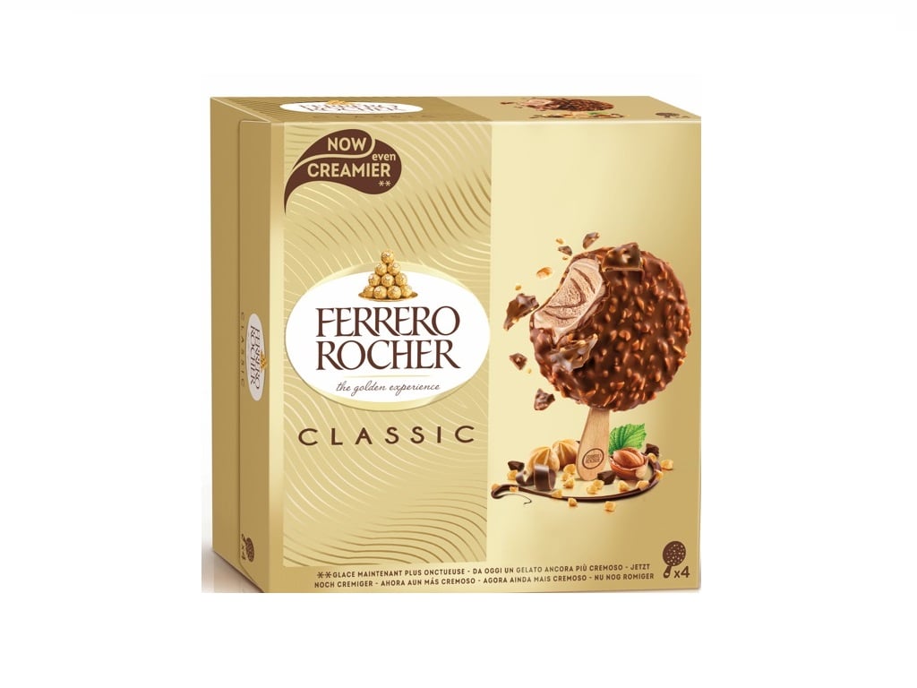 GELADO FERRERO ROCHER CLASSICO 4X50G