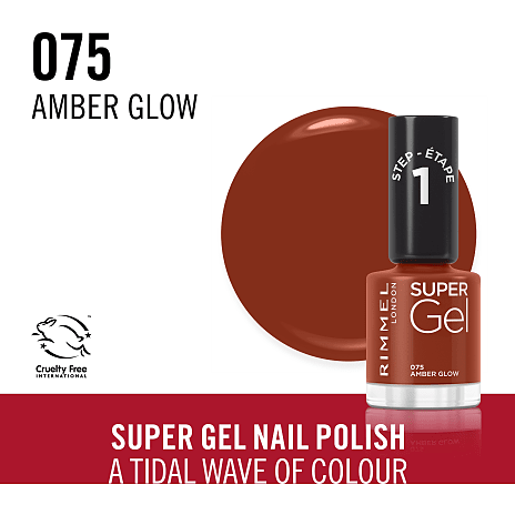 Neglelak 075 Amber glow