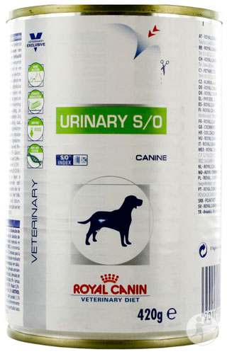 Royal Canin Veterinary Diet Urinary S/O Canine Boîtes 12x410g