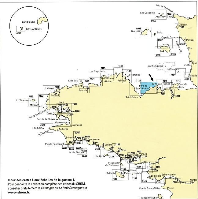 EPSHOM - 7310L BAIE DE SAINT BRIEUC PARTIE EST