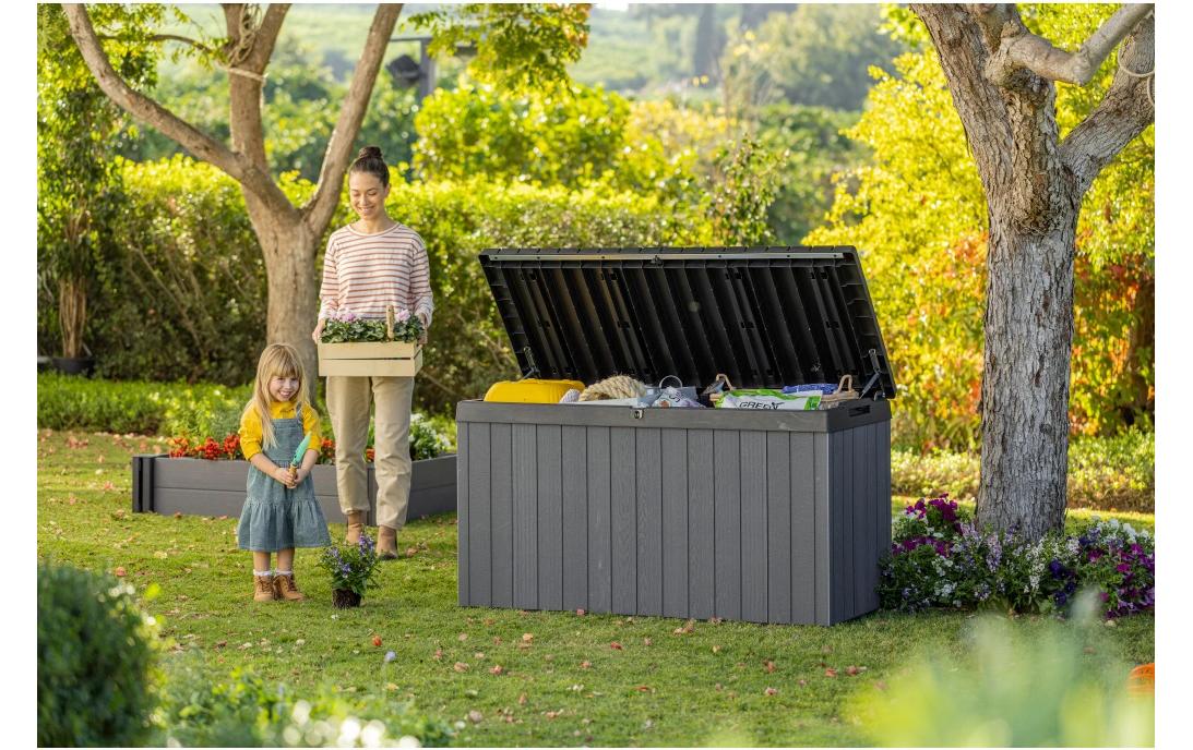 Gartenbox Darwin Box 570 l Grau<br>Aufbewahrungsbox