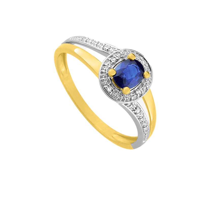 Bague femme - Saphir - Or 18 Carats