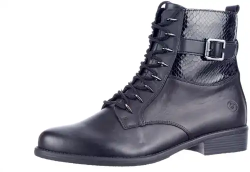 D0F72-01 Remonte zwart - maat 38 veterboot zwart - maat 38 Calandschoen