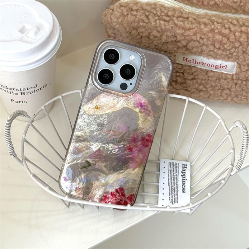 Elliure - Slangenhoesje - iPhone 16 Pro Max / 16 Pro / 16 Plus / 16 / 15 Pro Max / 15 Pro / 15 Plus / 15 / 14 Pro Max / 14 Pro / 14 Plus / 14 / 13 Pro Max / 13 Pro / 13 / 13 Mini