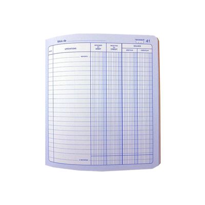 ELVE - Carnet de Position de compte - 21 x 19 cm - 80 pages