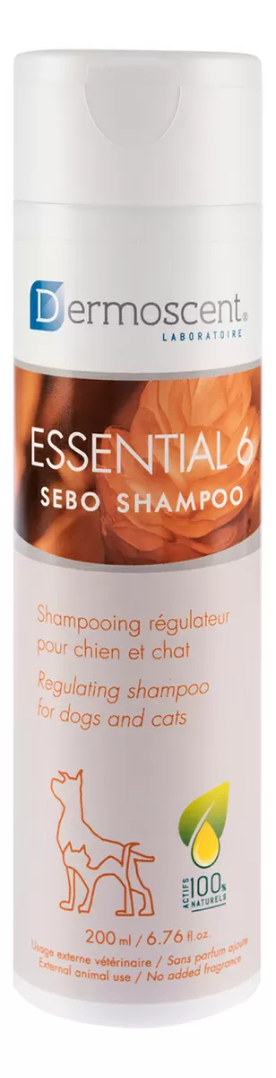 Nextmune Essetial 6 Sebo Shampoo, til hudproblemer - 200 ml.