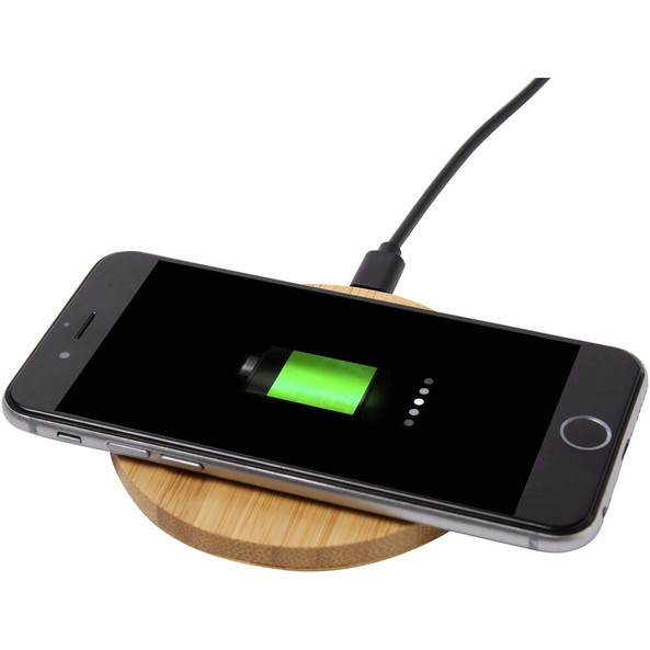 PF Concept 124387 - Tapis de charge sans fil en bambou Essence de 15 W