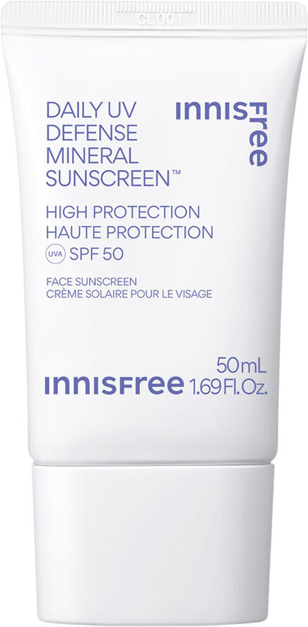 Innisfree Daily UV Defense Mineral Sunscreen SPF 50 - UVA and UVB Protection