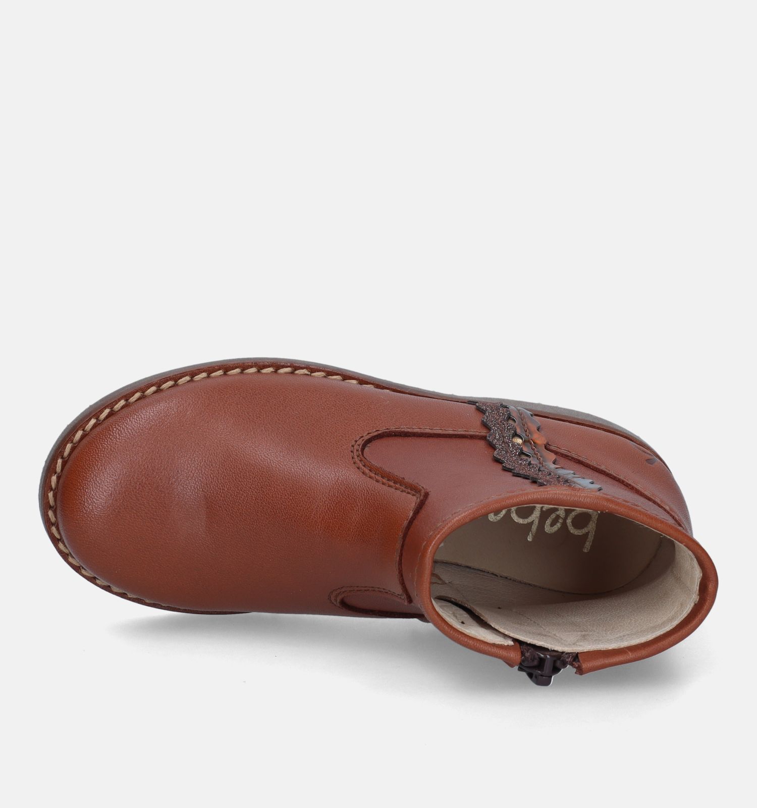 Korte laarzen cognac