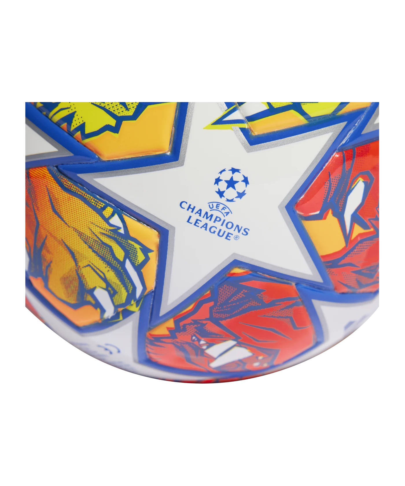 adidas Miniball UCL London Weiss Blau