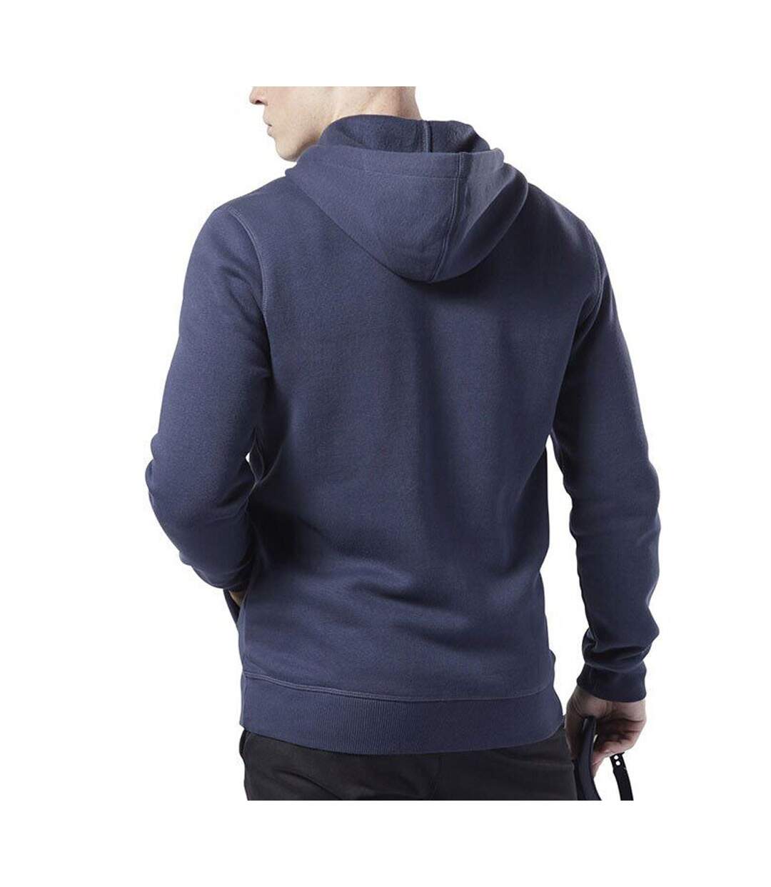 Sweat zippé bleu marine homme Reebok TE Fleece