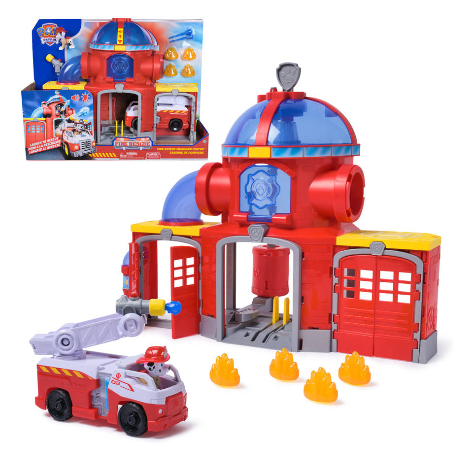 PAW Patrol Brandweerredding brandweerkazerne speelset met figuur
