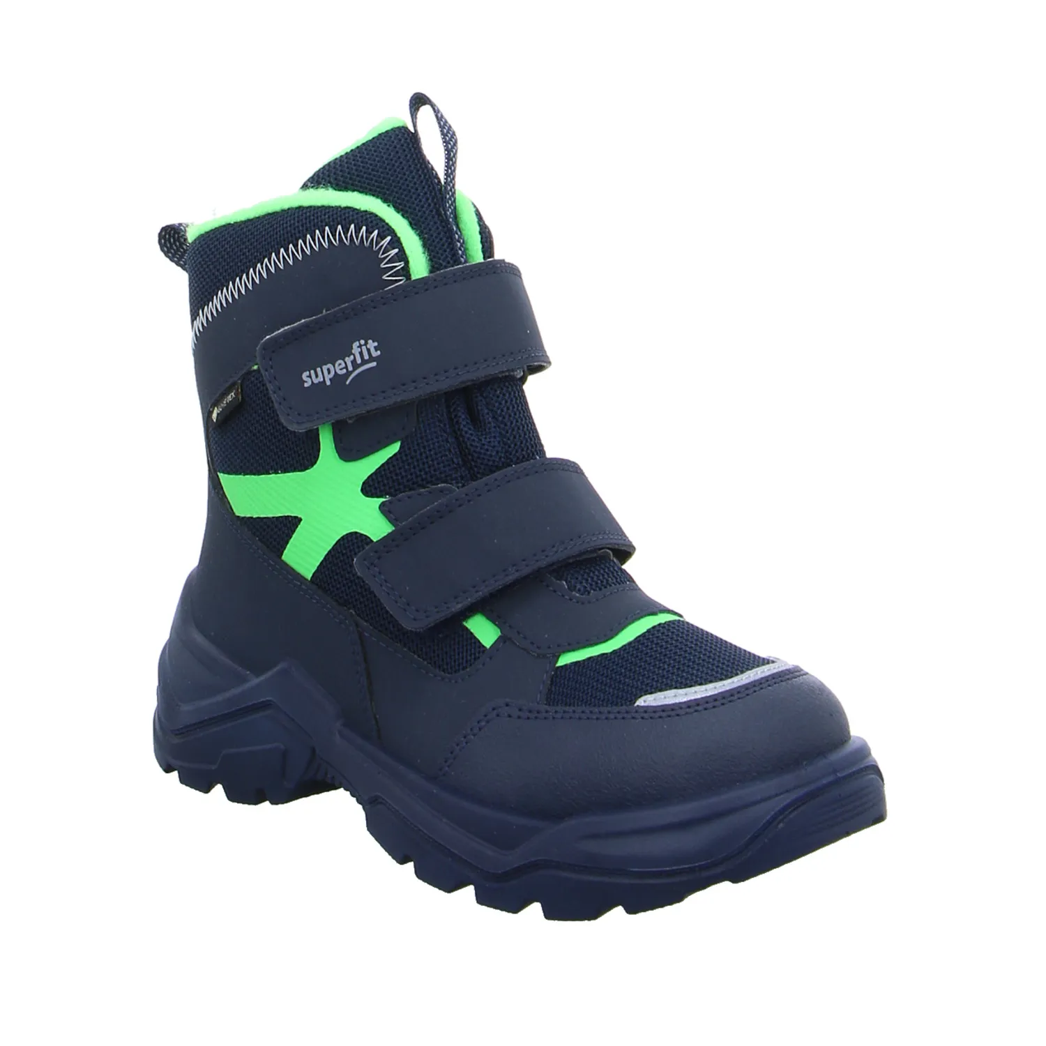 SUPERFIT Kleinkinder-Snowboot  Membran Grün Textil  Winterstiefel Unisex