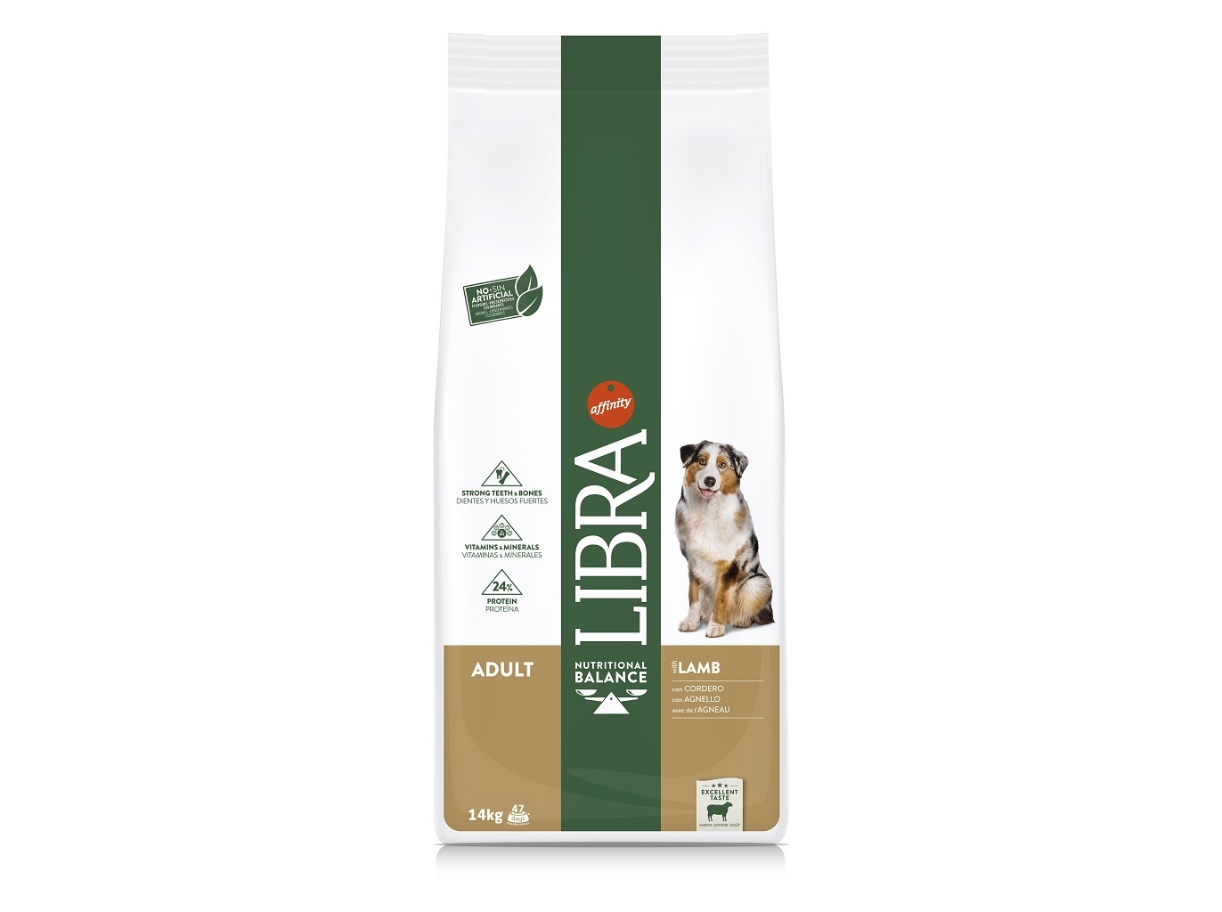 RAÇÃO PARA CÃO ADULTO LIBRA BORREGO 14KG