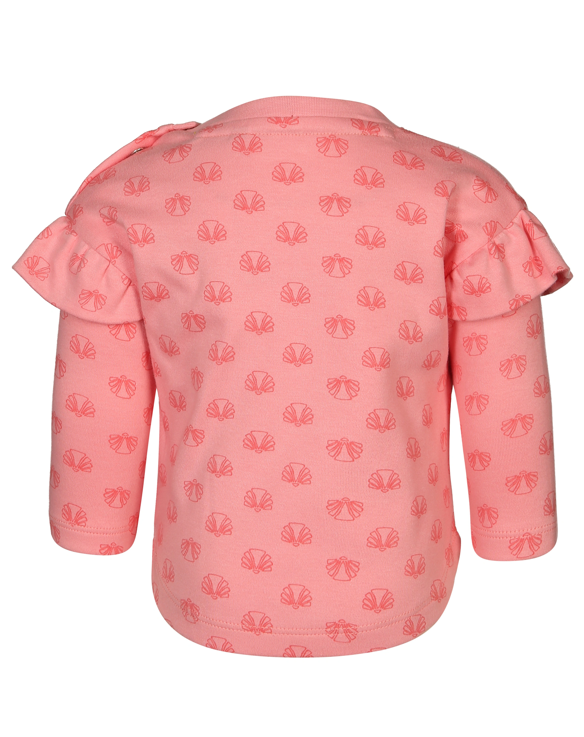 Langarmshirt SCHWAN gemustert in rosa