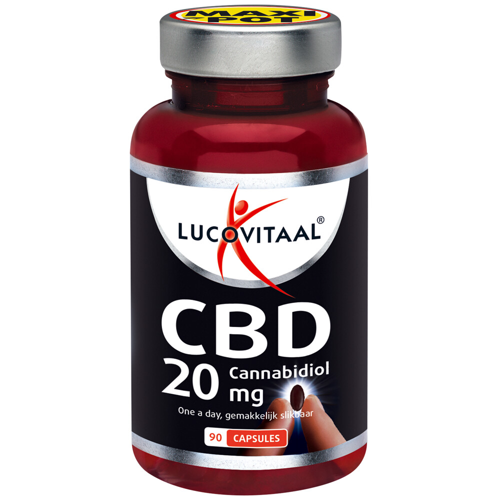 Lucovitaal CBD Cannabidiol 20 mg90 capsules