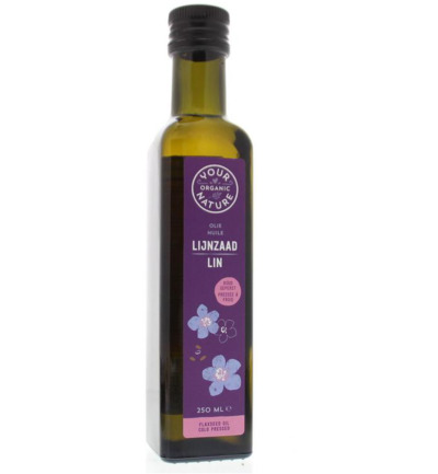 Your Organic Nature Lijnzaadolie Bio (250 ml)