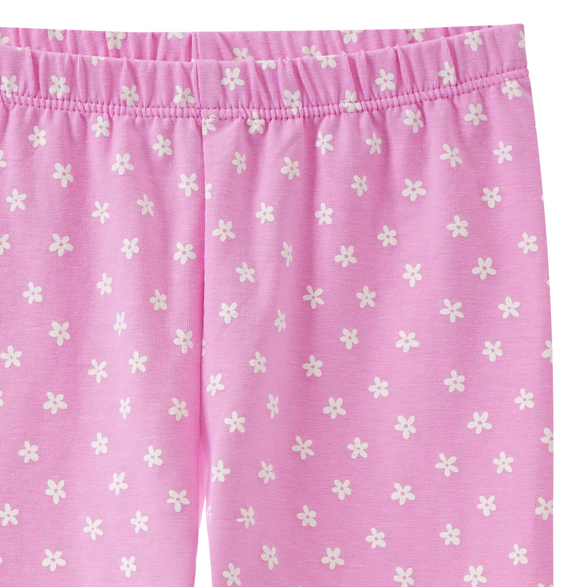 Topolino Mädchen Capri-Leggings mit Allover-Print rosa / weiss