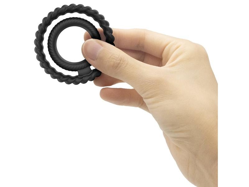 Marc Dorcel Penisring Dual Ring Hochwertiger Penis- und Hodenring