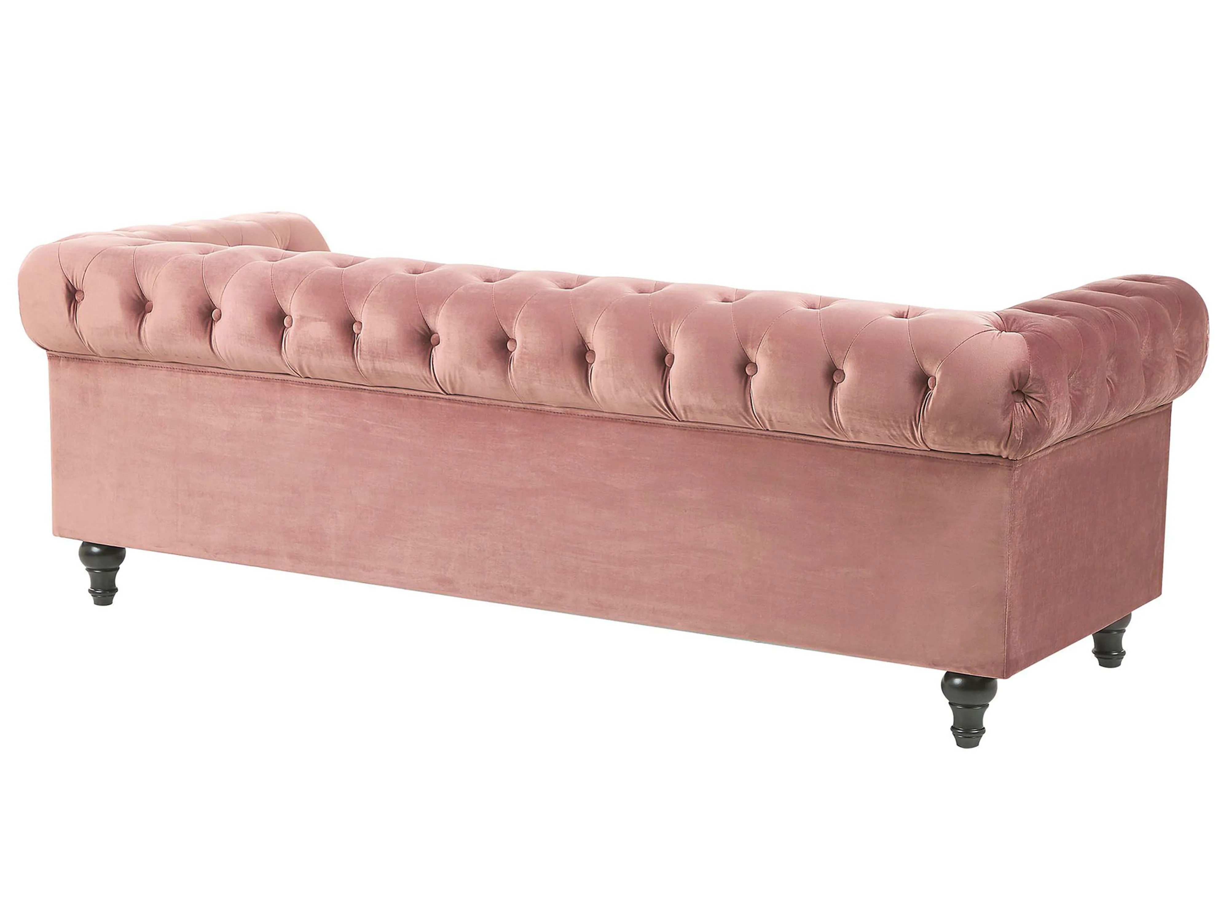 Bankenset 4-zits CHESTERFIELD Fluweel Roze