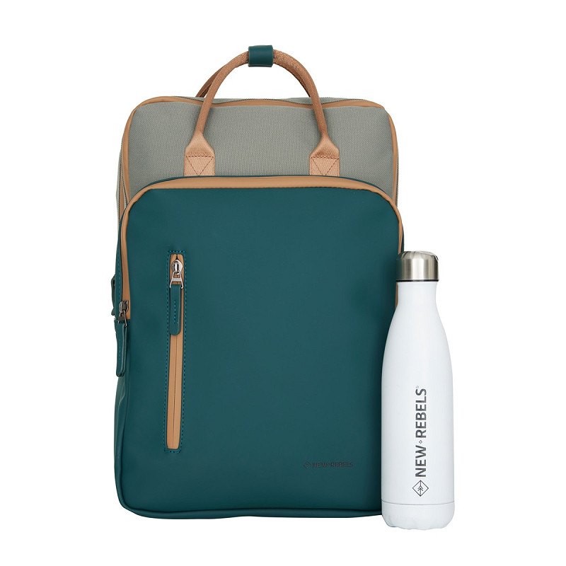 New Rebels Ferron Milwaukee Handel Backpack 15,6 inch Petrol