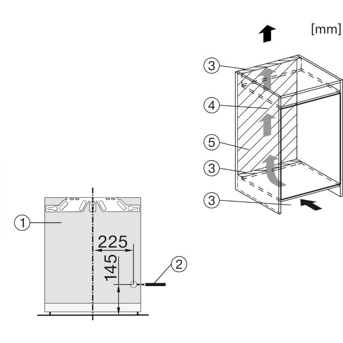 Miele Einbau-Gefrierschrank FNS 7040 C