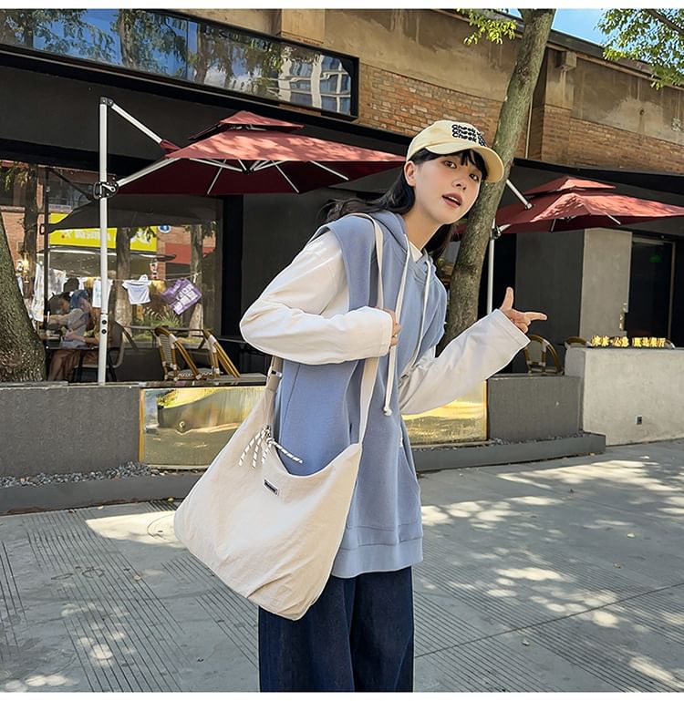 Hikuozy - Crossbodytas met effen letters