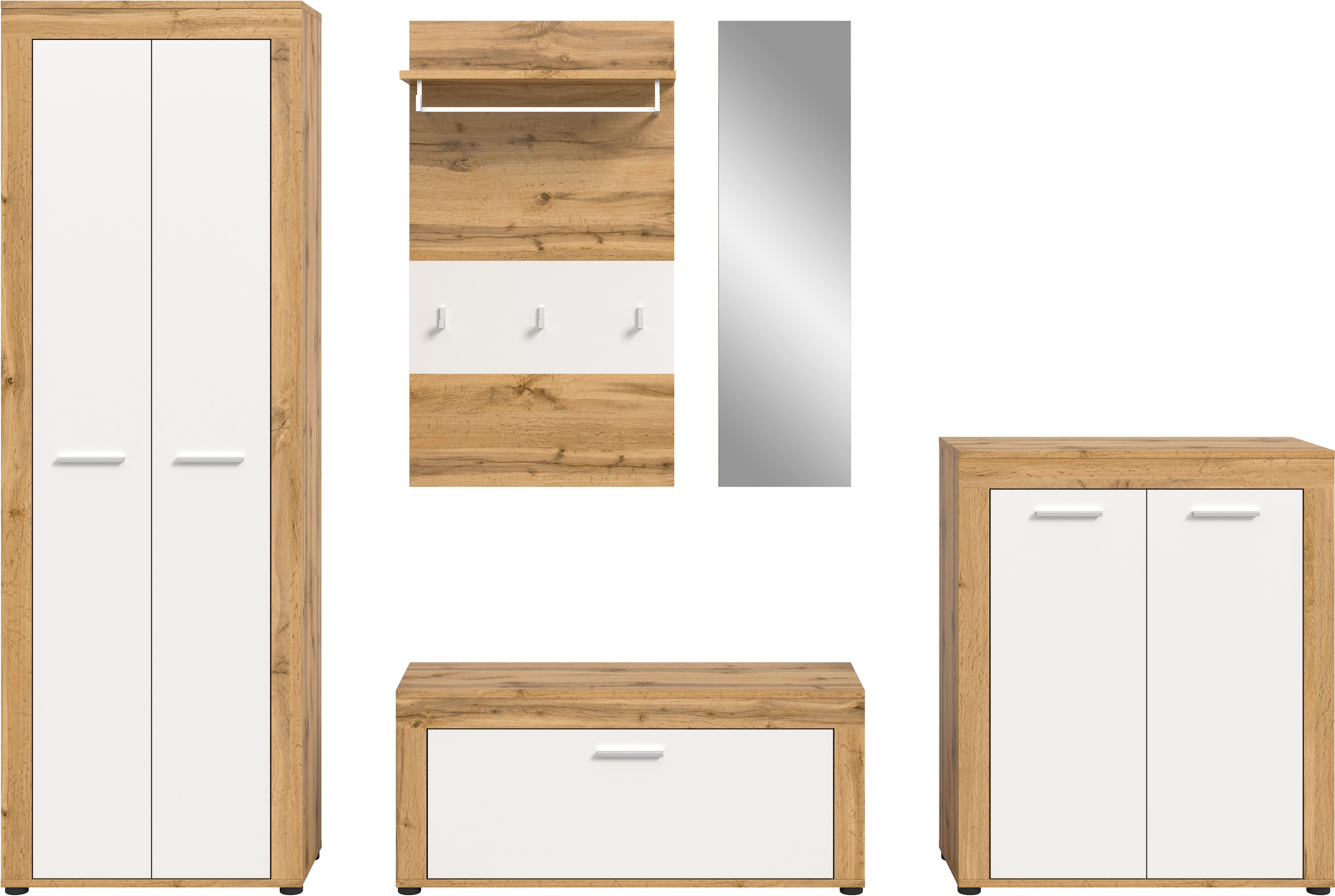 INOSIGN Garderoben-Set »Aosta« Set, 5 Stk. tlg.