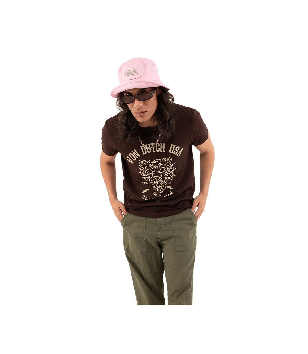 T-shirt col rond regular fit homme en coton Year