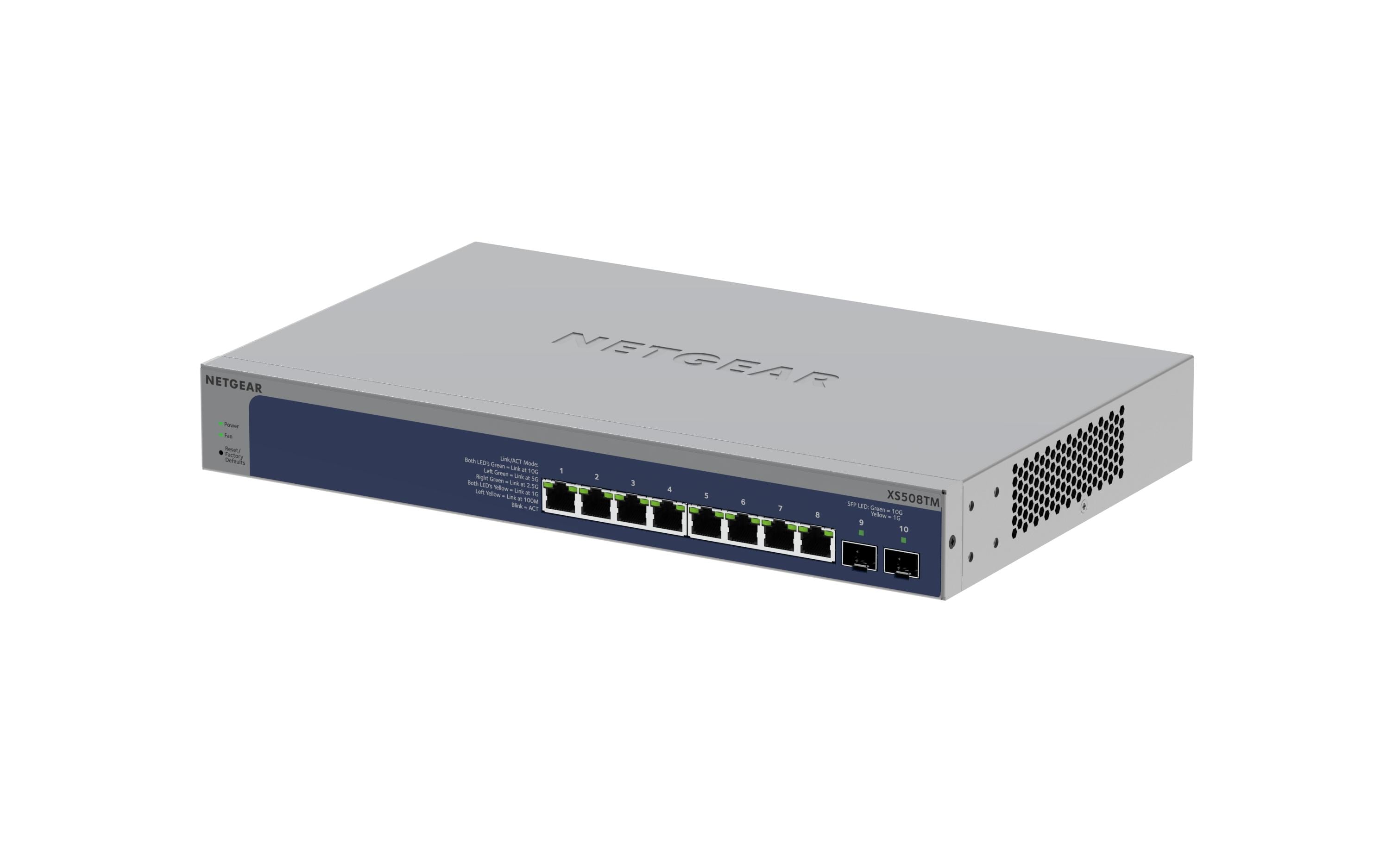 SFP+ Switch XS508TM 10 Port<br>High-Speed Netzwerkverbindung mit Cloud-Management für moderne Unternehmen