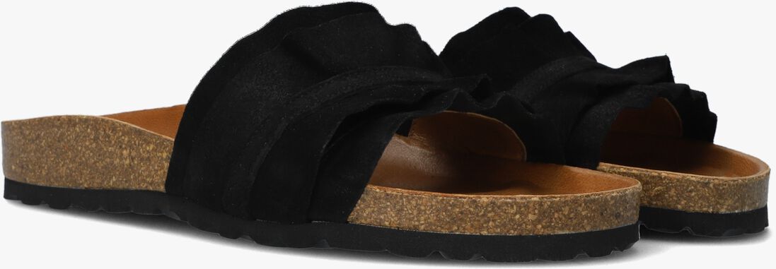 VERBENAS zwarte verbenas slippers rocio