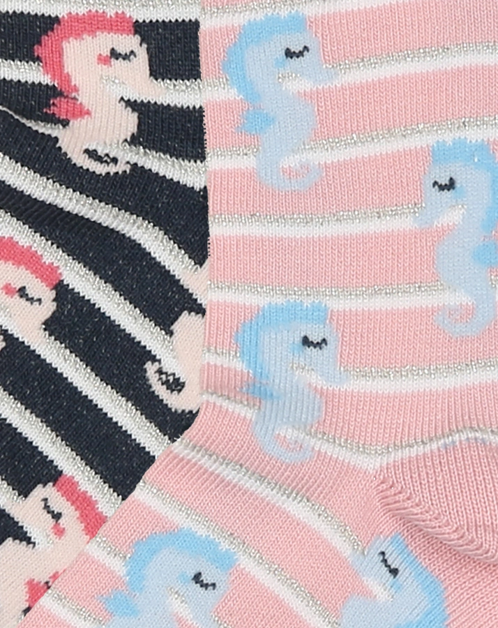 Socken SEEPFERDCHEN 2er-Pack in bunt