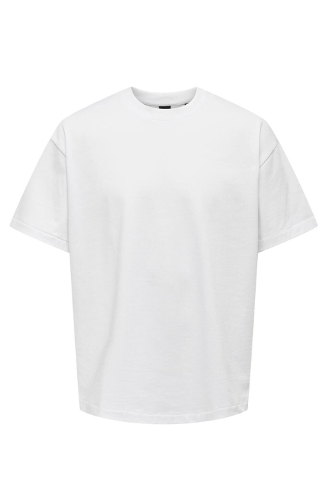 Only & Sons witte heren t-shirt