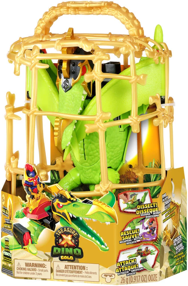 TRESOR X - PLAYSET PTERODACTYL  - L'OR DES DINOSAURES