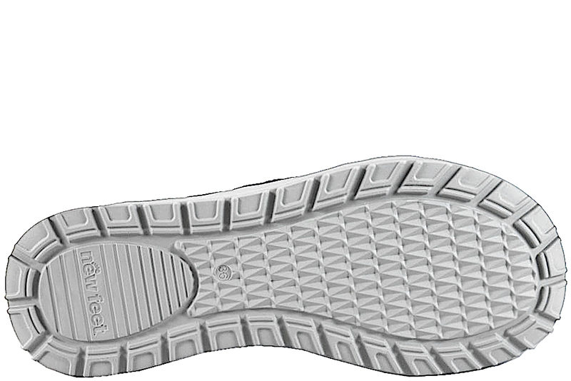 NEW FEET DAMESKO I MØRKEBLÅT PRÆGET NUBUCK