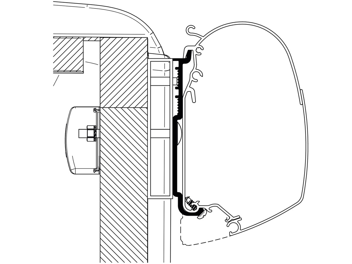 Thule adapter Carado Sunlight
