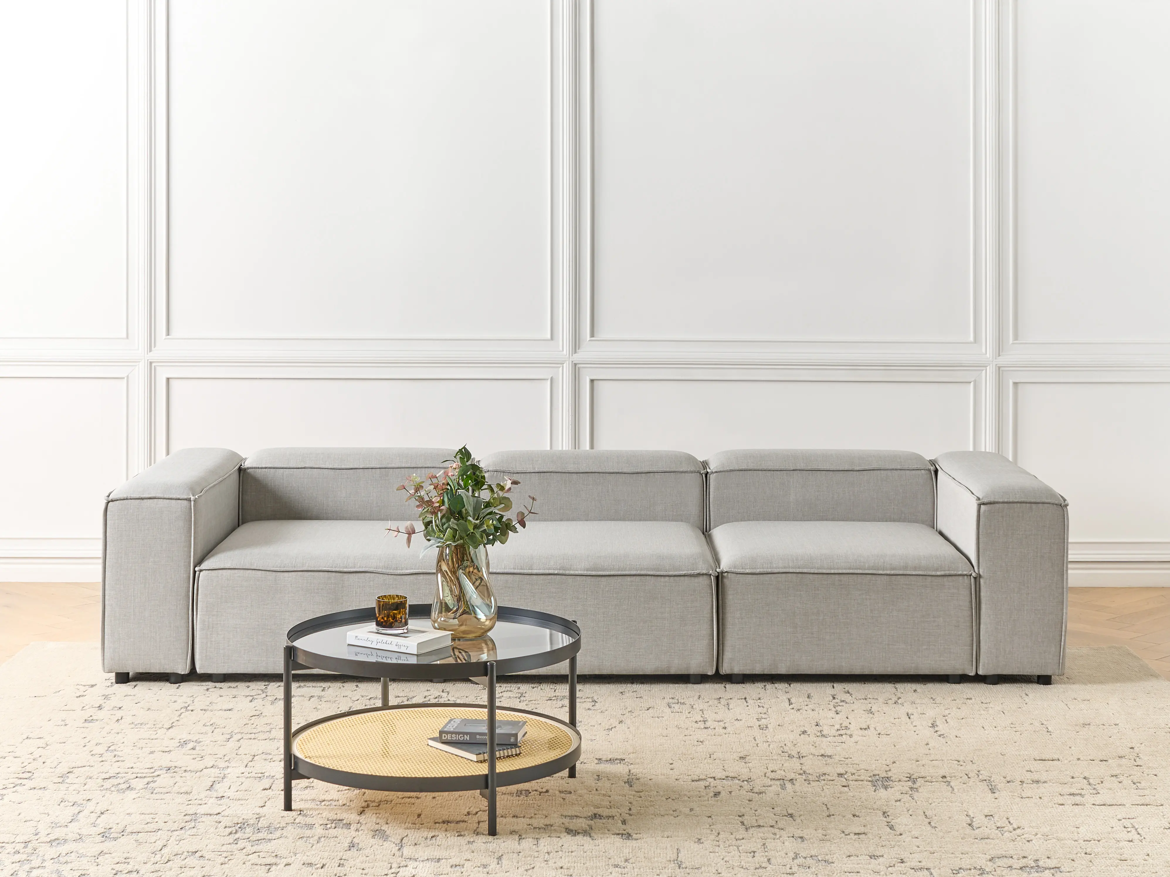 Modulaire bank 3-zits ARDAL Stof Lichtgrijs