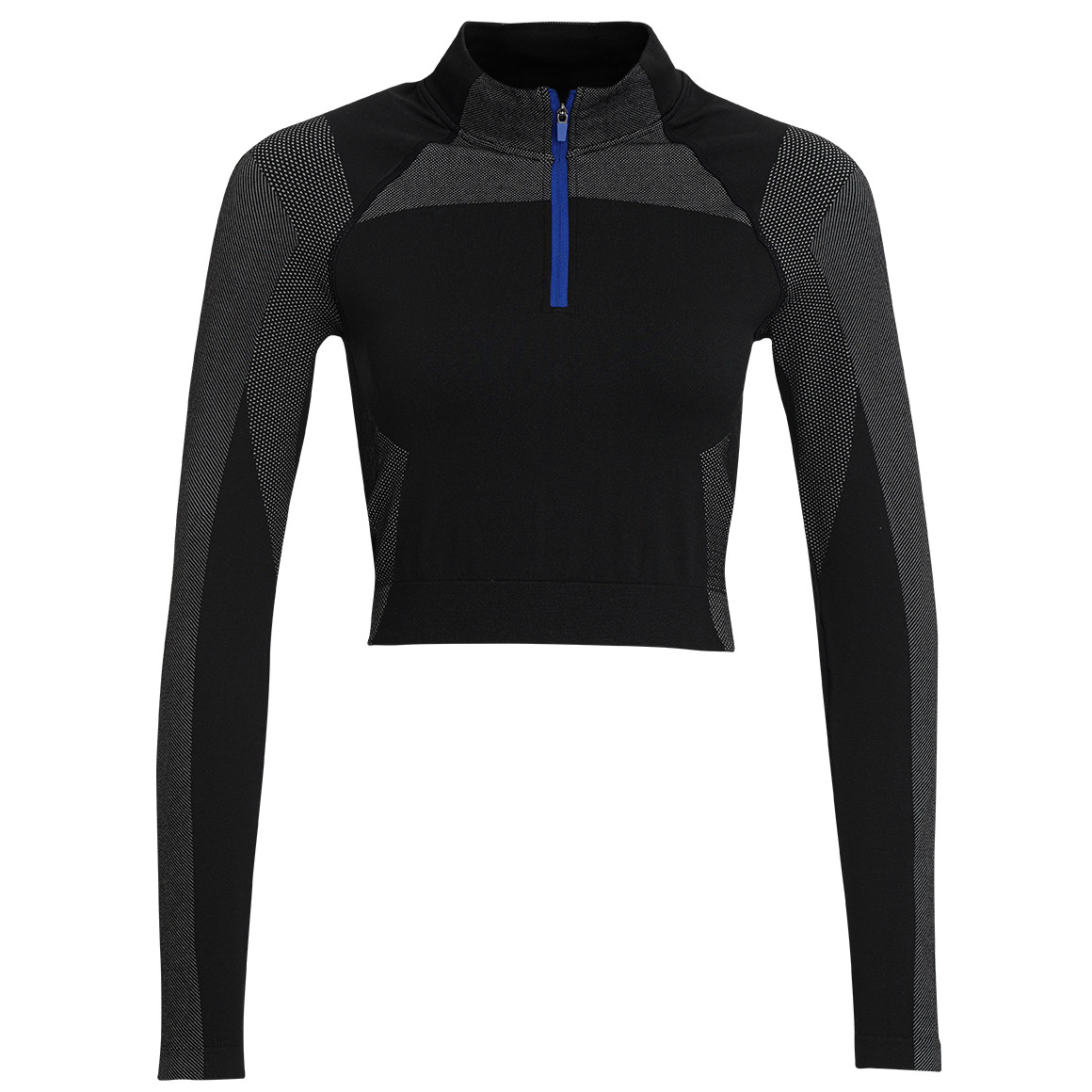 Gina Sports Damen Sport-Shirt im Cropped-Look schwarz