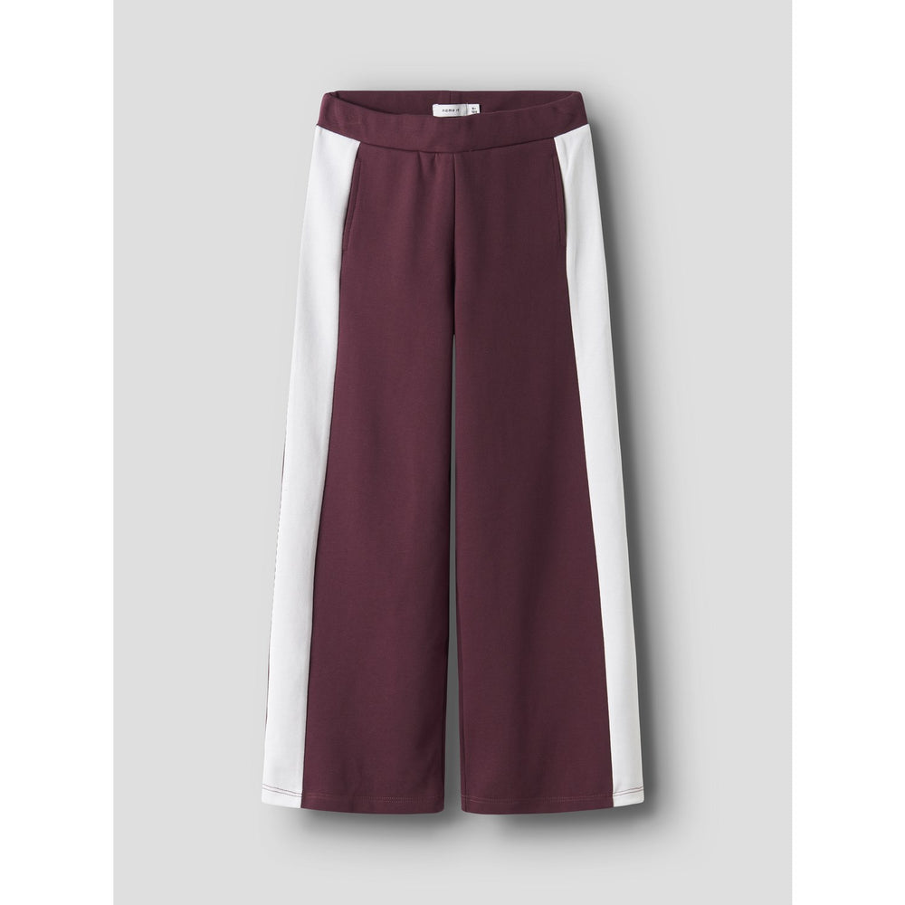 Køb Name It Burgundy Nkfrivea Wide Bukser