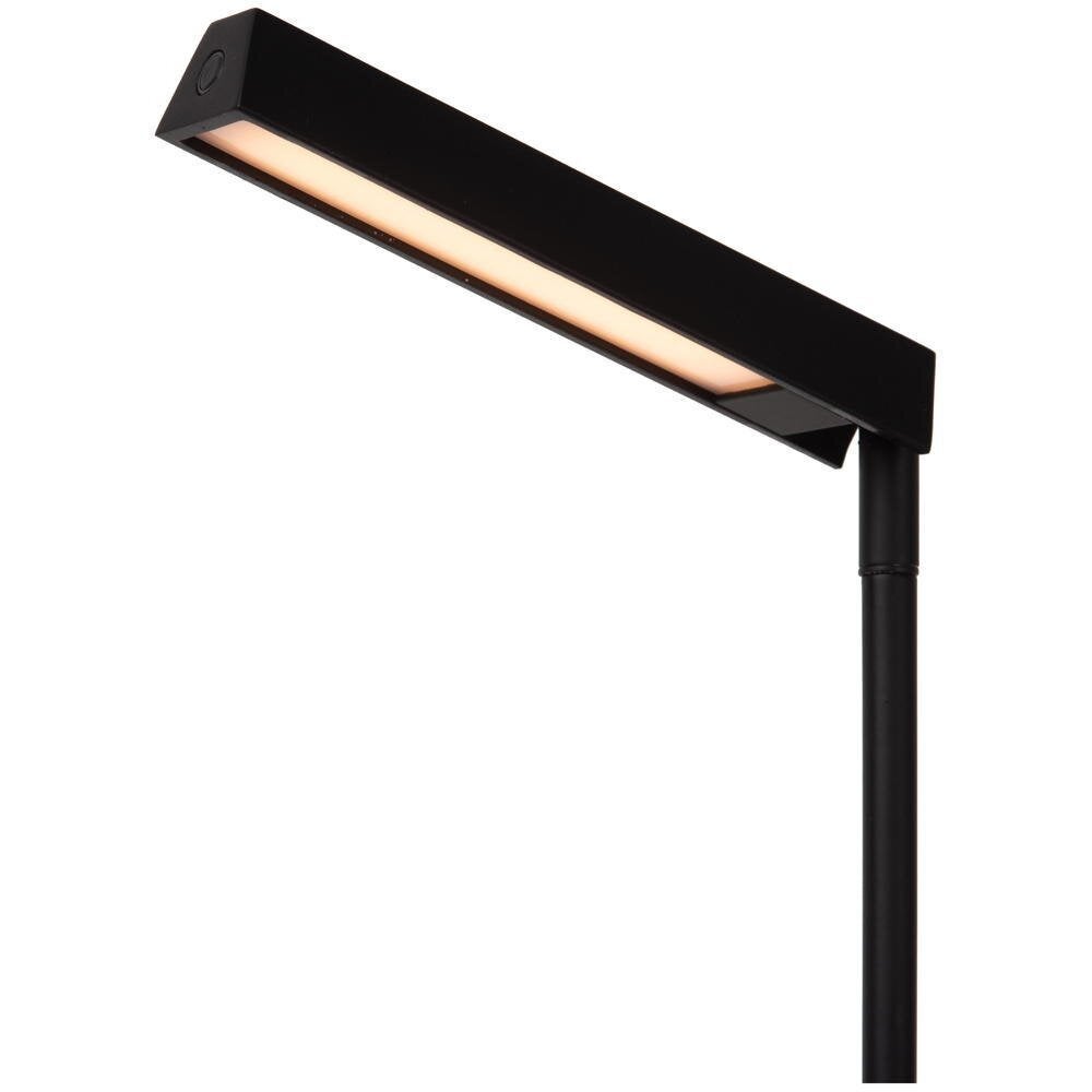 LED vloerlamp met leesarm Lavale in zwart 3W 130lm