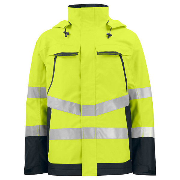 PROJOB Parka softshell HV jaune/noir CL 3 XXL