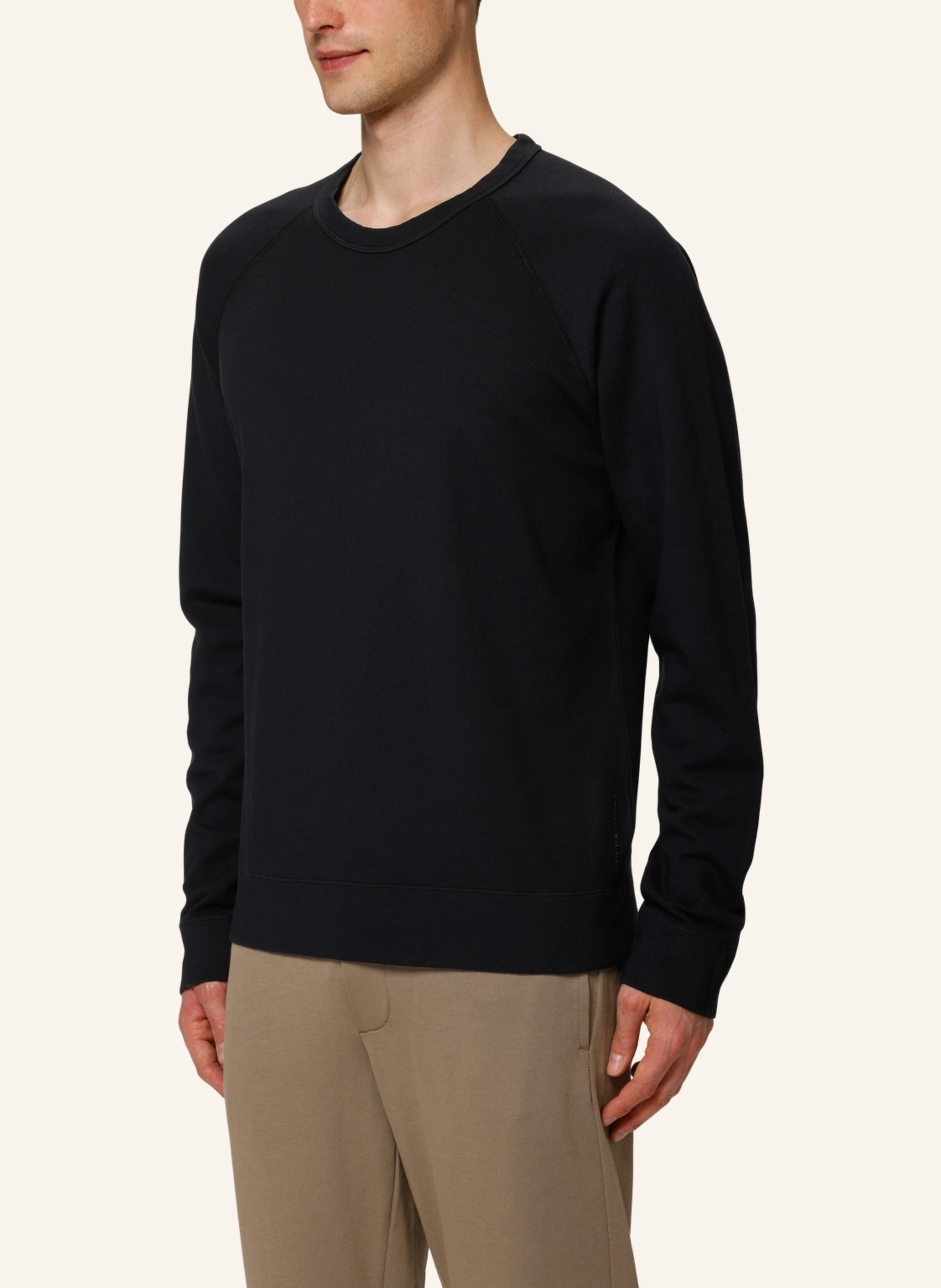 TRUSTED HANDWORK Round Neck 1/1-Sleeve Sweatshirt with Raglan