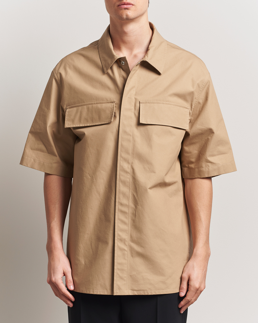 Jil Sander Short Sleeve Pocket Shirt Khaki